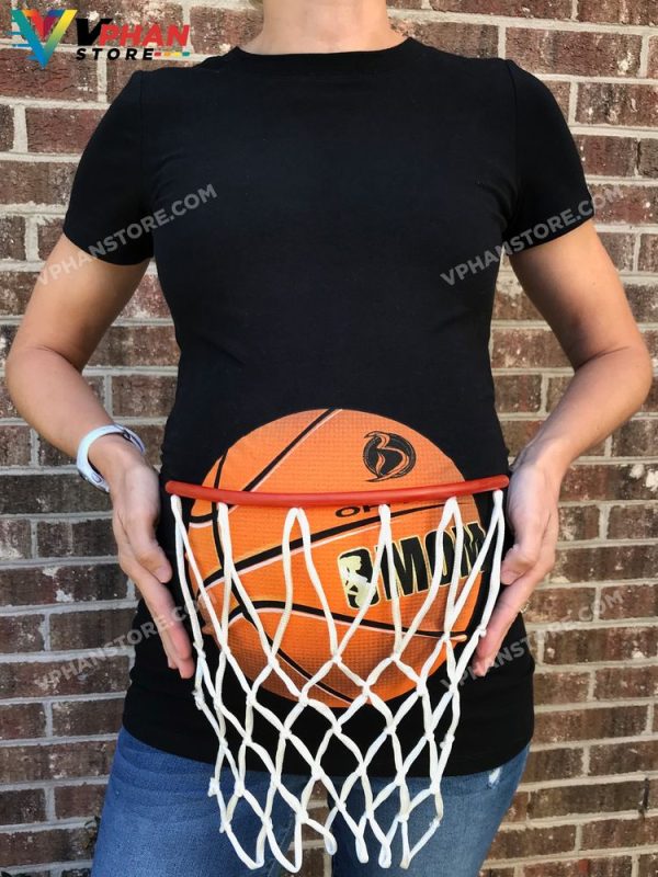 Basketball Halloween Pregnancy Announcement Couples Costume Shirt