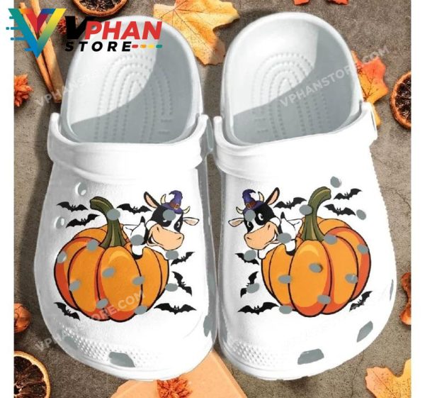 Girl Love Cow In Thanksgiving Day Crocs Thanksgiving Birthday Gift For Man Woman Crocs