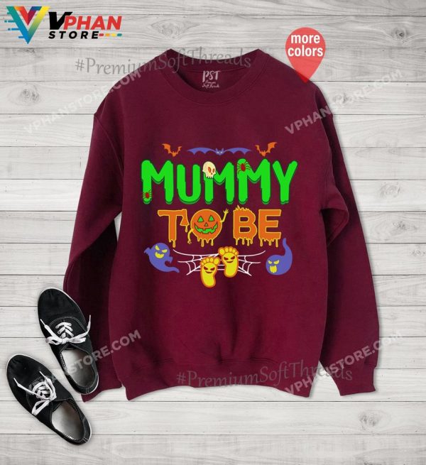 Mummy To Be Matching Halloween Couples Sweatshirt