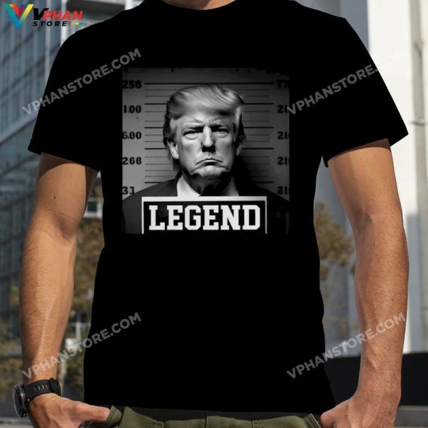 Trump Mugshot T-Shirt President Legend