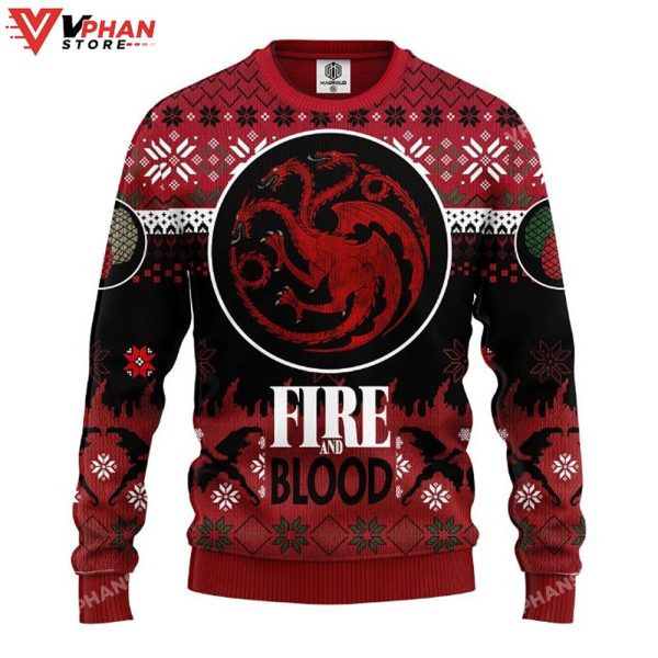 Game Of Thrones Targaryen Ugly Christmas Sweater