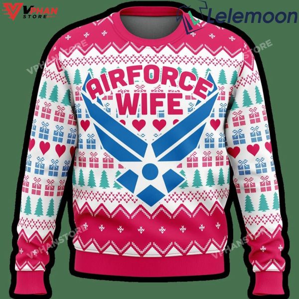 Air Force Wife Ugly Christmas Sweater