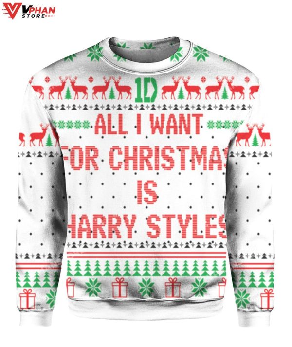 All I Want For Christmas Is Harry Styles Ugly Sweater