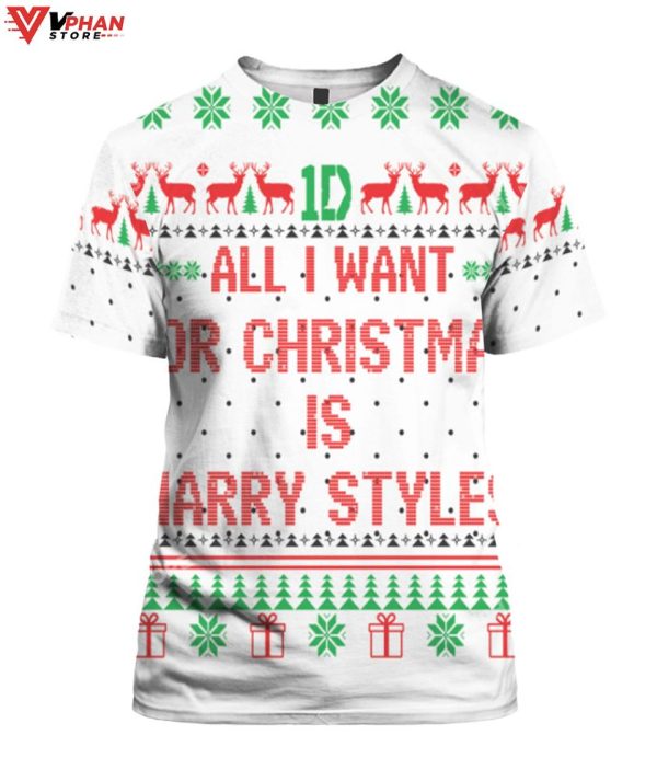 All I Want For Christmas Is Harry Styles Ugly Sweater