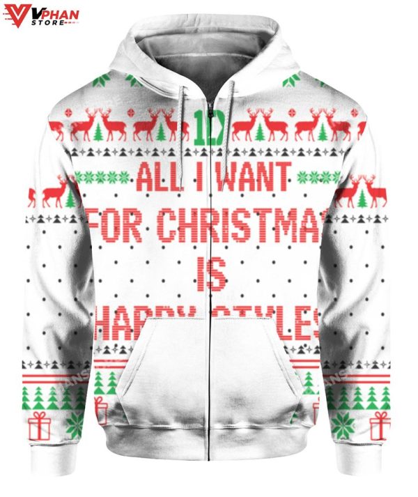 All I Want For Christmas Is Harry Styles Ugly Sweater