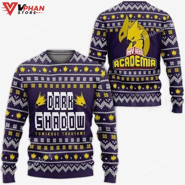 Anime Fumikage Tokoyami My Hero Academia Ugly Sweater