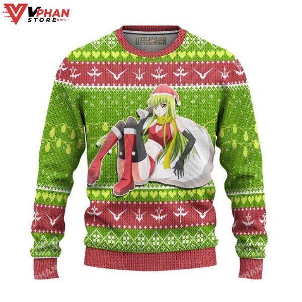 Anime Code Geass 3D Ugly Christmas Sweater