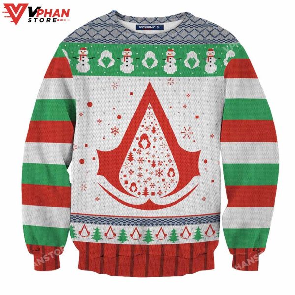 Assassin’s Creed Wool Knitted Sweater, Christmas 3D Sweater