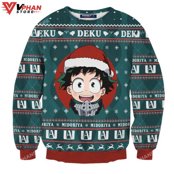 Baby Deku My Hero Academia 3D Christmas Sweater