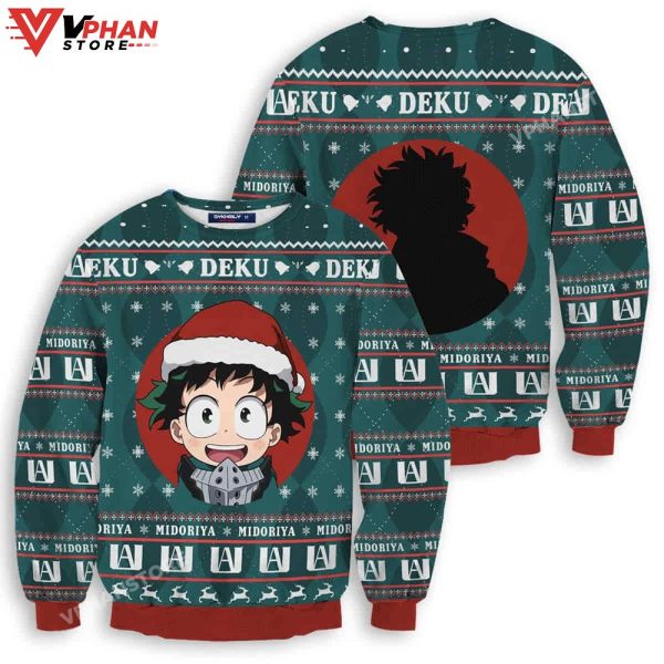 Baby Deku My Hero Academia 3D Christmas Sweater