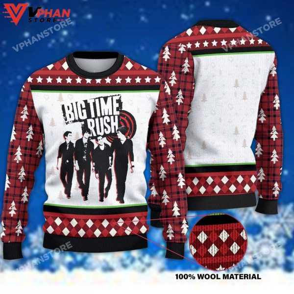 Big Time Rush Forever Tour 2023 Music Ugly Christmas Sweater