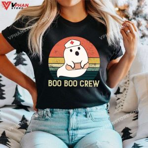 Boo Boo Crew Nurse Halloween Cute Funny Shirt, Nurse Halloween Costume