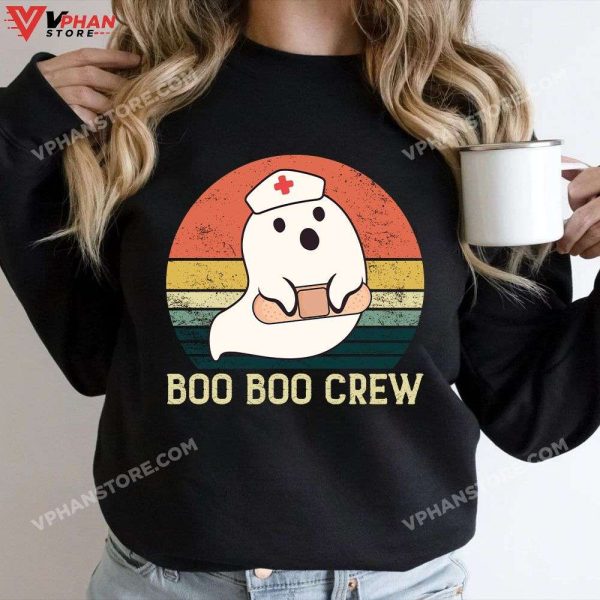 Boo Boo Crew Nurse Halloween Cute Funny Shirt, Nurse Halloween Costume