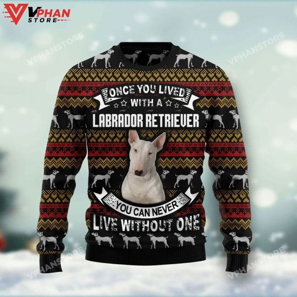 Bull Terrier 3D Sweatshirt Ugly Christmas Sweater