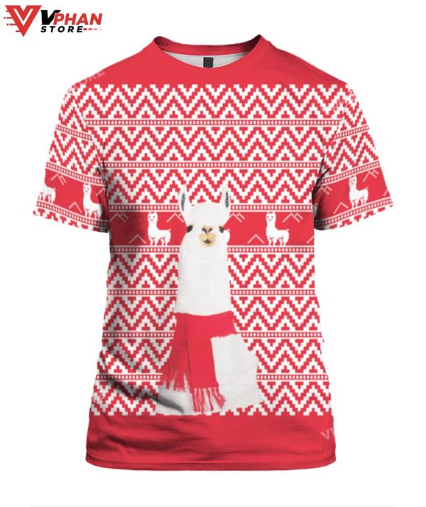 Camel Llama Christmas Sweater, Meme Funny Sweater