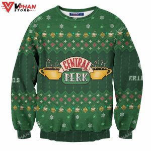 Central Perk Wool Knitted Sweatshirt Ugly Christmas Sweater