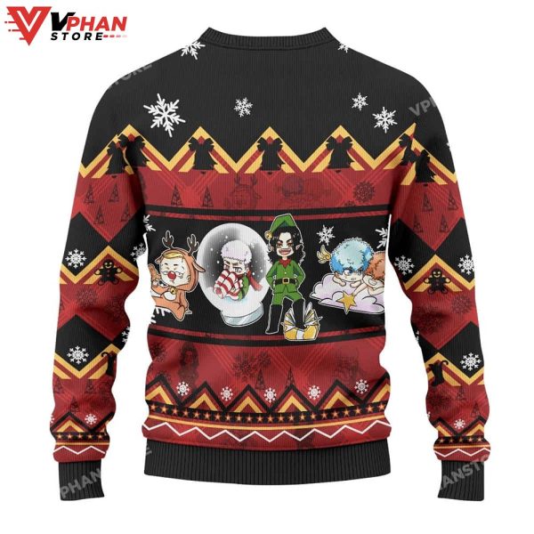 Chibi Revengers Ugly Christmas Sweater Wool Knitted Sweatshirt