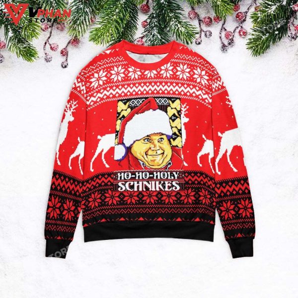 Chris Farley Ho Ho Holy Schnikes Vintage Christmas Sweater