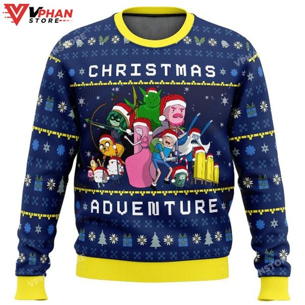 Adventure Time Ugly Wool Knitted Sweater Christmas Sweater