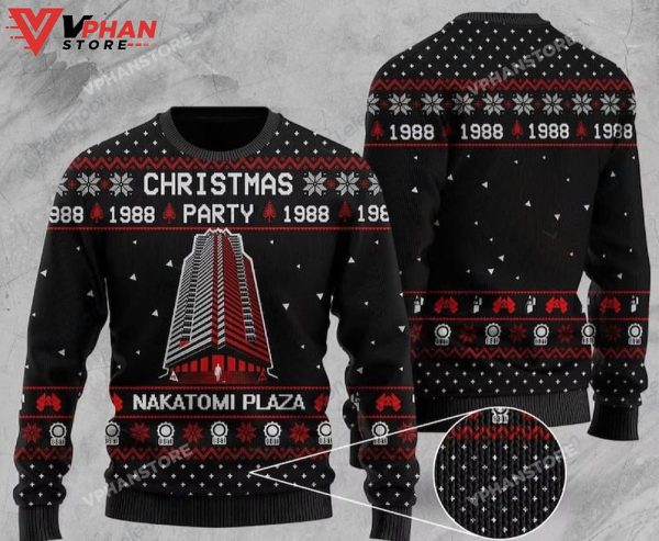 Christmas Party Nakatomi Plaza Ugly Sweater, Retro Gifts