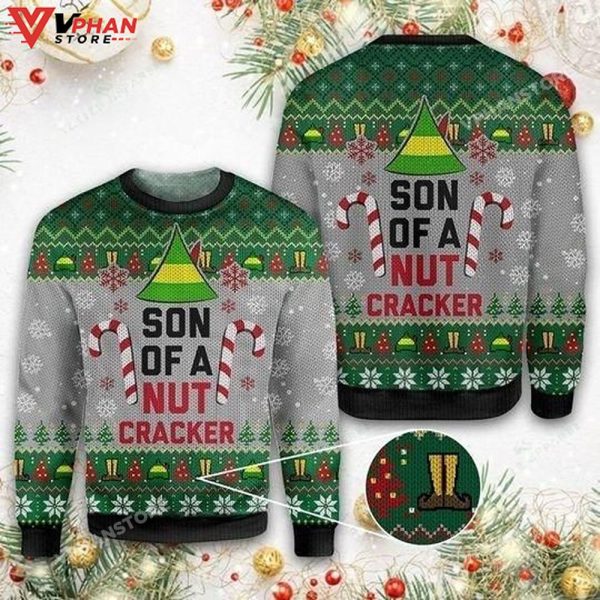 Patterns Son Of A Nut Cracker Ugly Christmas Sweater