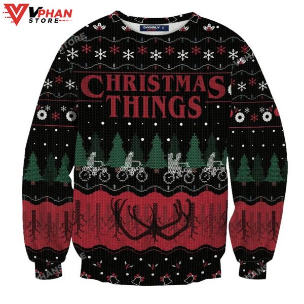 Christmas Things Unisex 3D Sweatshirt Ugly Sweater