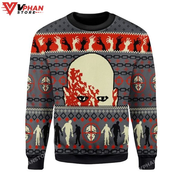 Christmas Unisex Dawn The Dead Apparel Ugly Christmas Sweater