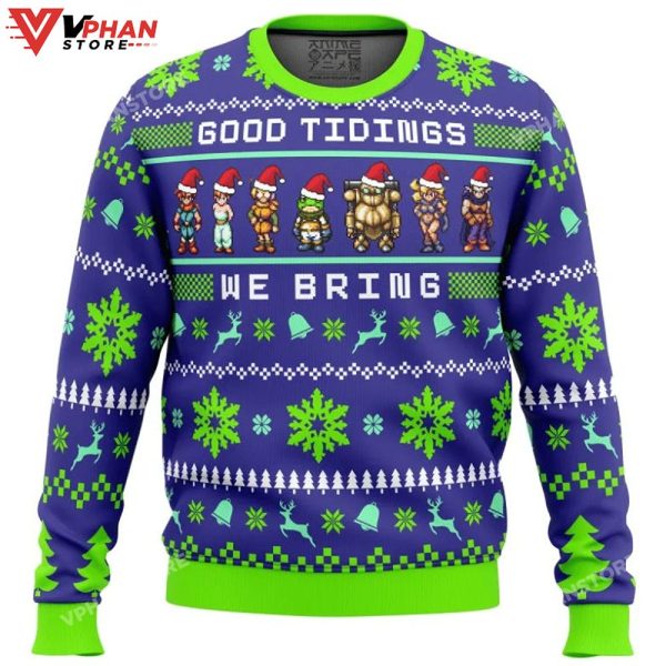 Chrono Trigger Good Tidings We Bring 3D Sweatshirt Xmas Ugly Sweater