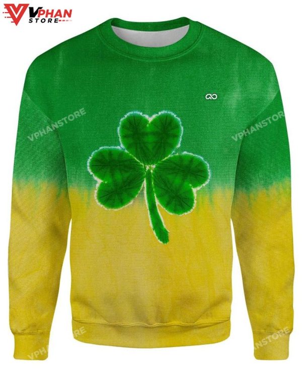 Clover Fade 3D Sweatshirt Ugly Christmas Sweater