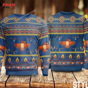 Cowboy Christmas Gift 3D Sweatshirt Ugly Christmas Sweater