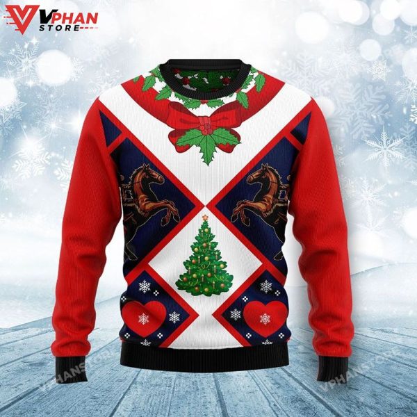 Cowboy Xmas 3D Sweatshirt Ugly Christmas Sweater