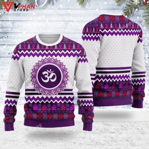 Crown Eye Chakra 3D Sweatshirt Ugly Christmas Sweater