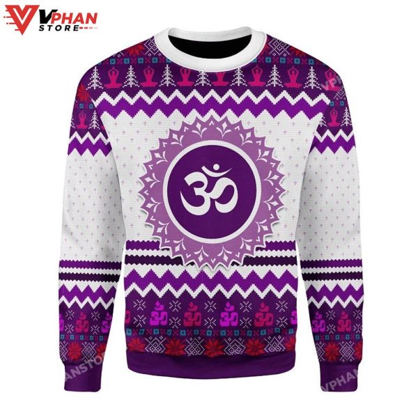 Crown Eye Chakra 3D Sweatshirt Ugly Christmas Sweater