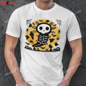 Cute Skeleton Halloween Axolotl T Shirt 1