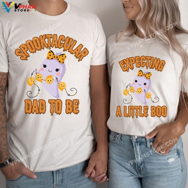 Dad To Be Pregnancy Announcement Couples Halloween T-Shirt