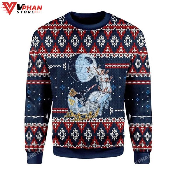 Darth Satnta Ugly Christmas Sweater 3D All Over Print