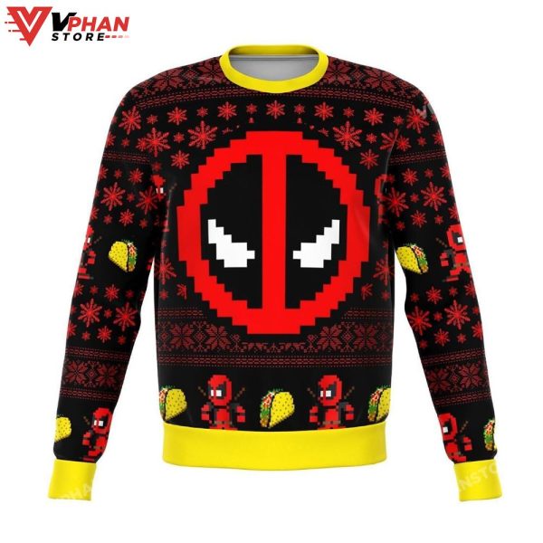 Deadpool Xmas 3D Sweatshirt Ugly Christmas Sweater