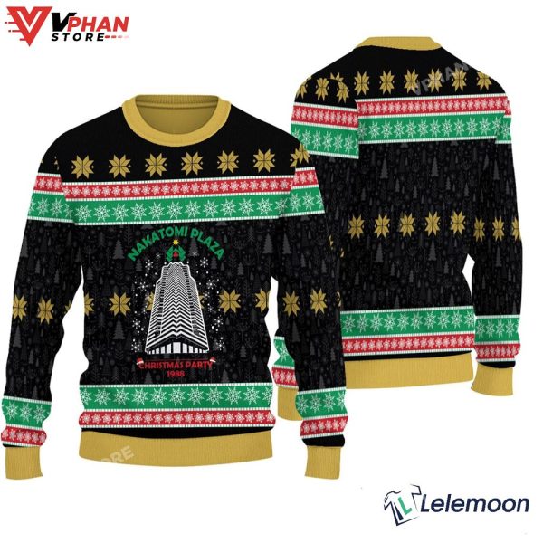 Die Hard Nakatomi Plaza Christmas Party 1988 Sweater