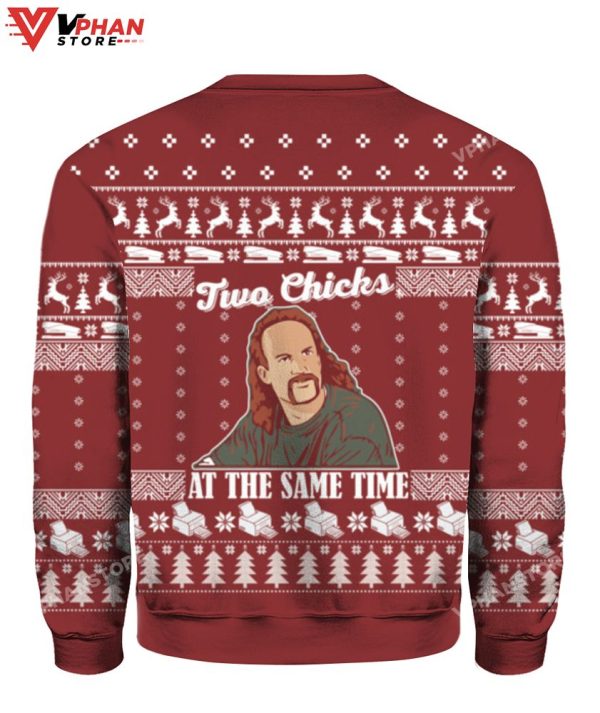 Diedrich Bader Two Chicks At The Same Time Christmas Sweater