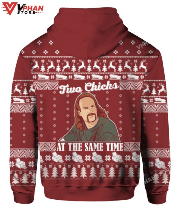 Diedrich Bader Two Chicks At The Same Time Christmas Sweater