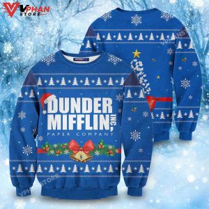 Dunder Mifflin Paper Company Christmas Wool Knitted Sweater 1