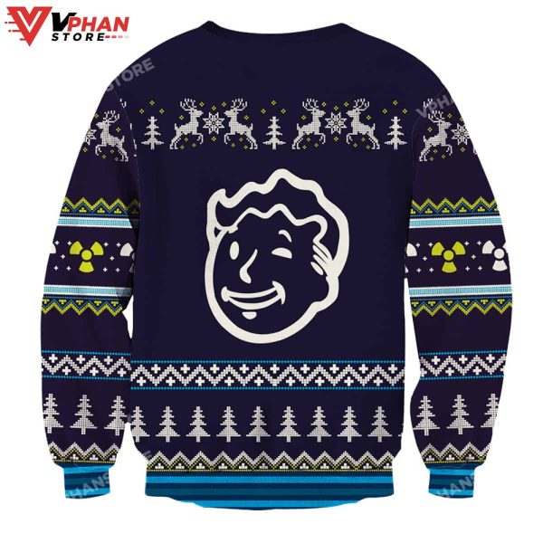 Dweller Boy Fallout Ugly Christmas Sweater Wool Knitted Sweatshirt