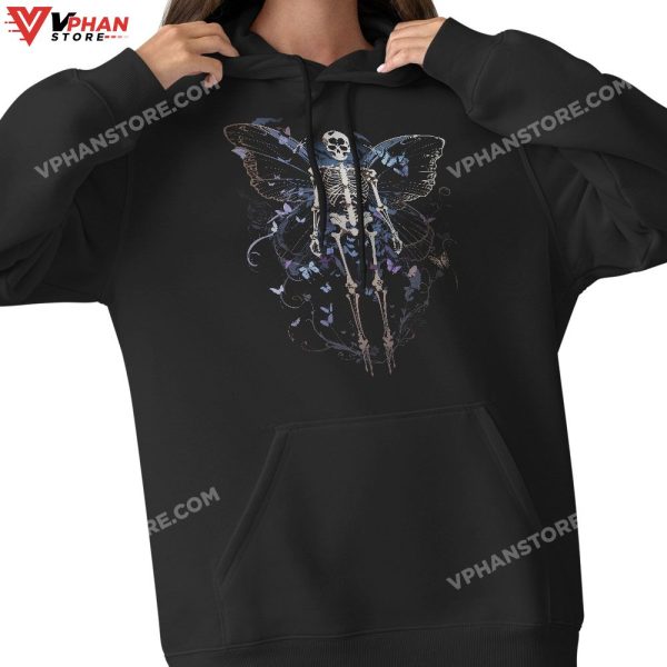 Fairy Grunge Aesthetic Fairycore Alt Goth Men Women Skeleton T-Shirt