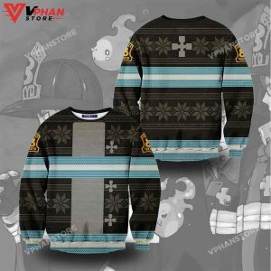 Fire Force Christmas Wool Knitted Sweater 1