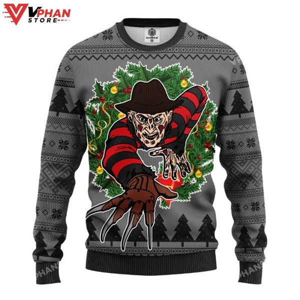 Freddy Krueger Halloween Ugly Christmas Sweater