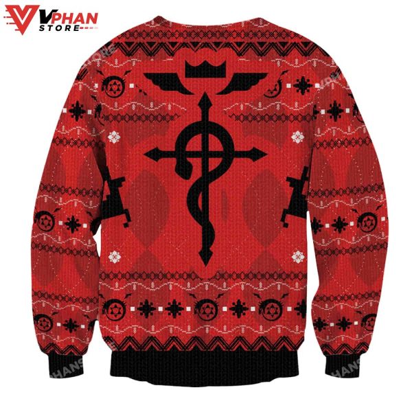 Fullmetal Alchemist Christmas 3D, Ugly Christmas Sweater