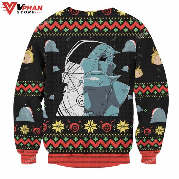 Fullmetal Alchemistl Christmas Ugly Sweater