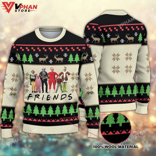 Funny Christmas Movie Characters Ugly Sweater