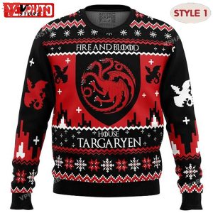 Game Of Thrones Houses Xmas Ugly Christmas Sweater Multiple Houses Styles