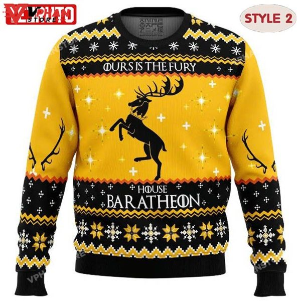 Game Of Thrones Houses Xmas Ugly Christmas Sweater Multiple Houses Styles